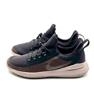 Nike Renew Rival Shield Black & Purple Athletic Running Sneakers Women's Size 8